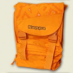 Kappa - Zaino Scuola  Arancione Nero Sdoppiabile