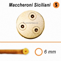 Trafila in Bronzo Speciale Maccheroni Siciliani Bucatini Lisci - La Fattorina Macchina con tagliapasta automatico per fare la pasta fresca  