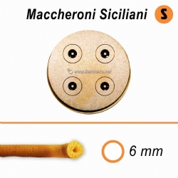 Trafila in Bronzo Speciale Maccheroni Siciliani Bucatini Lisci - VIP4 Macchina per fare la pasta fresca 
