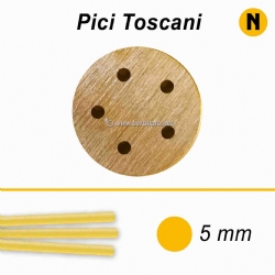 Trafila in Bronzo Speciale Pici toscani - La Fattorina Macchina con tagliapasta automatico per fare la pasta fresca 