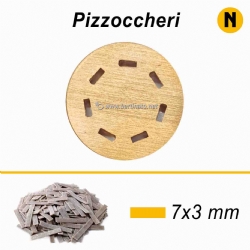 Trafila in Bronzo Speciale Pizzoccheri - La Fattorina Macchina con tagliapasta automatico per fare la pasta fresca 