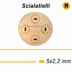 Trafila in Bronzo Speciale Scialatielli - La Fattorina Macchina con tagliapasta automatico per fare la pasta fresca 