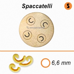 Trafila in Bronzo Speciale Spaccatelli - La Fattorina Macchina con tagliapasta automatico per fare la pasta fresca 