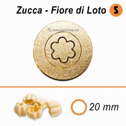 Trafila in Bronzo Speciale Zucca Fiore di Loto - La Fattorina Macchina con tagliapasta automatico per fare la pasta fresca 