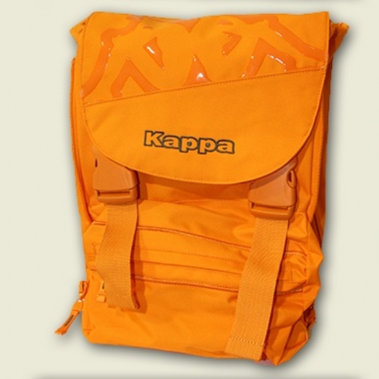 Kappa - Zaino Scuola  Arancione Nero Sdoppiabile - 1