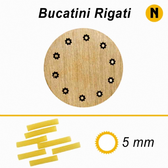 Trafila Bucatini Rigati - VIP/2 Macchina per fare la pasta fresca  - 1