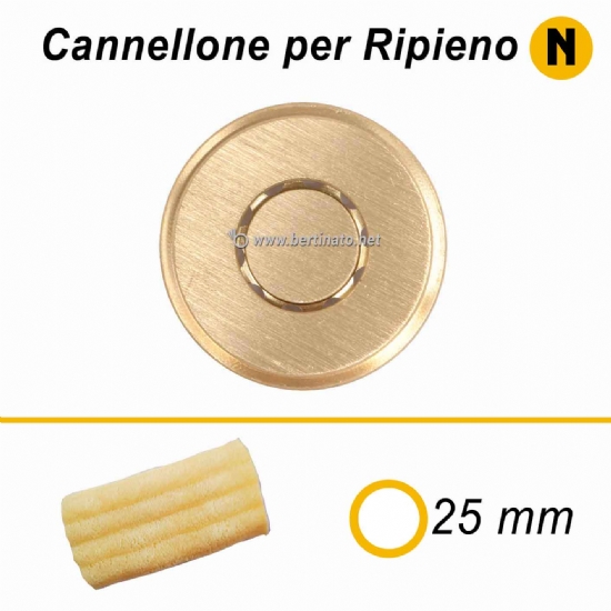 Trafila Cannellone per ripieno - VIP/2 Macchina con tagliapasta automatico per fare la pasta fresca  - 1