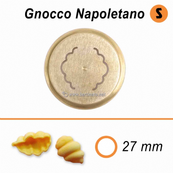 Trafila in Bronzo Speciale Gnocchi Napoletani - VIP/2 Macchina con tagliapasta automatico per fare la pasta fresca  - 1