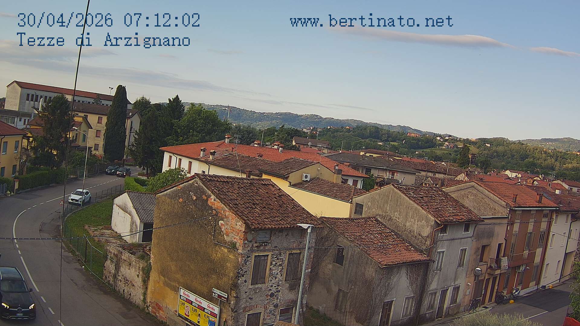 immagine della webcam nei dintorni di San Giovanni Ilarione: webcam Arzignano