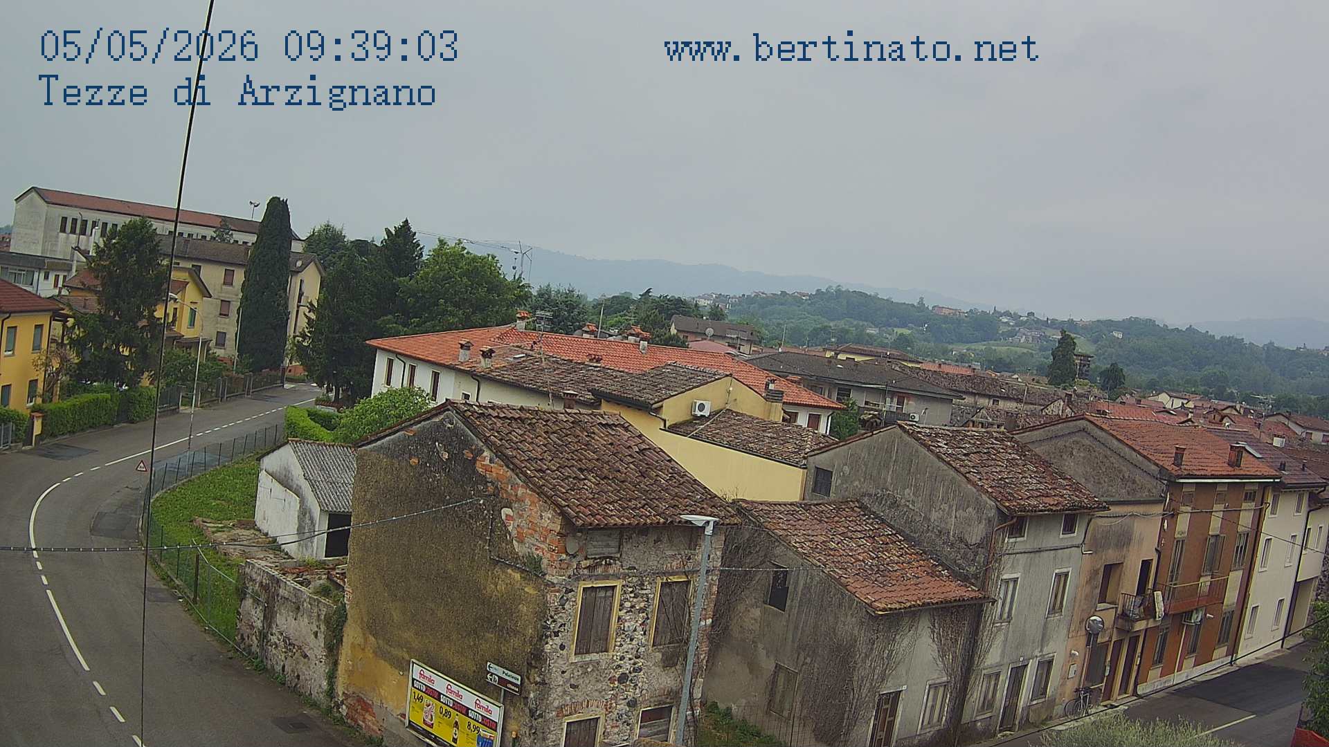 immagine della webcam nei dintorni di San Giovanni Ilarione: webcam Arzignano
