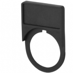 020ST Supporto Targhetta Nero New Elfin Diametro 22mm