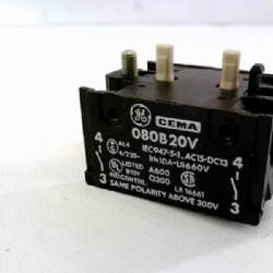 080B20V Blocchetto Contatti General Electric Cema