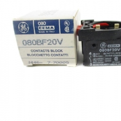 080BF20V Blocchetto Contatti General Electric Cema