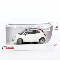 500 auto - modellino - macchina fiat decappottabile - mondo motors