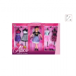 Alice Influencer di Moda Bambola Snodata Vestiti Inclusi