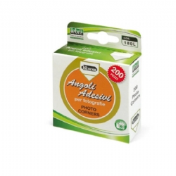 Angoli Adesivi Lebez  per Fissare Fotografie 200 Pezzi