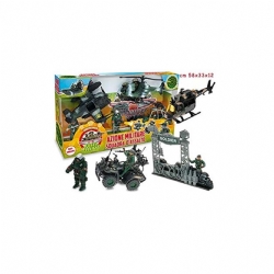 Azione Militare - Gioco Bambino - Squadra d'Assalto - Elicottero Soldati Armi - Base Militare