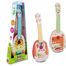 Baby Chitarra Gogo Teorema Giocattolo Bambini 4 Corde Colori Assortiti dai 36 mesi in su
