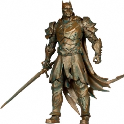 Batman Cavaliere Oscuro Acciaio Dark Night of Steell Action Figure Gold Label DC Multiverse 18cm McFarlane Toys
