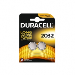 Batteria Duracell CR 2032 - Piatte tonde - Pastiglia- Lithium 3 V
