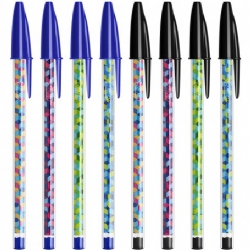 Bic Cristal Collection  Penna a sfera  Punta Media  Blu Nero