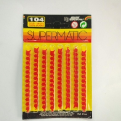 Blister Munizioni SuperMatic  Caricatore 104 Colpi per Pistola Giocattolo Villa Giocattoli