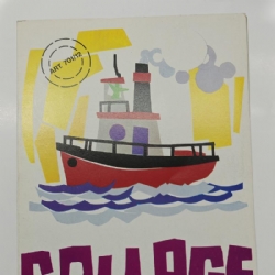 Blocco Album Collage CWR 701 12 Carta Rasata  24x34 12 Fogli Colorati