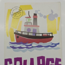 Blocco Album Collage CWR 701 6 Carta Rasata Autoadesiva 24x34 6 Fogli Colorati