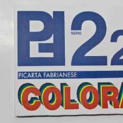 Blocco Album Disegno Picarta Fabrianese PF 220gr 24x33 Lato Liscio e Ruvido 20Fogli Colorati