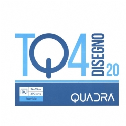 Blocco Album Disegno Quadra TQ2 24x33 Ruvido 20 Fogli 200gr 