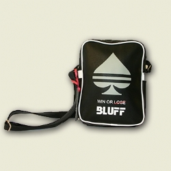 Borsa a tracolla piccola Nero Bianco Poker - Bluff