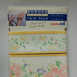 Bordi Decorativi Venilia Autoadesivi Carta da Parati Greche Floreali Geometriche Orsetto Doppio Pacco Altezza 5 e 10cm per 5 metri