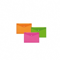 Busta con bottone - Formato mini 11,5 x 7,5 cm - Colori Vari