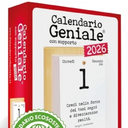 Calendario Geniale  2026 Eco Sostenibile con Supporto