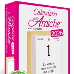 Calendario delle amiche 2026 Eco Sostenibile con Supporto