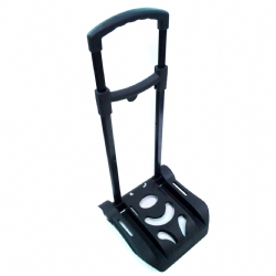 Carrello Porta Zaino Colore Nero - Trolley Facile Leggero