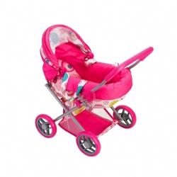 Carrozzina per Bambola - Globo - Passeggino Gioco Bambina - Rosa Viola