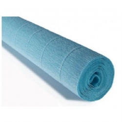 Carta Crespa 556 Rotolo 50 x 250 cm 180 grammi Colore Azzurro