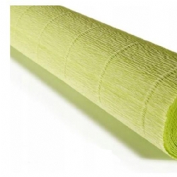 Carta Crespa 558 Rotolo 50 x 250 cm 180 grammi Colore Verde Acido
