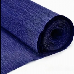 Carta Crespa 561 Rotolo 50 x 250 cm 180 grammi Colore Blu Scuro