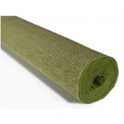 Carta Crespa 562 Rotolo 50 x 250 cm 180 grammi Colore Verde Salvia
