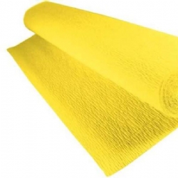 Carta Crespa 575 Rotolo 50 x 250 cm 180 grammi Colore Giallo