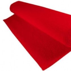 Carta Crespa 580 Rotolo 50 x 250 cm 180 grammi Colore Rosso Arancio