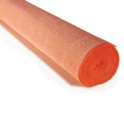 Carta Crespa 581 Rotolo 50 x 250 cm 180 grammi Colore Arancione Chiaro