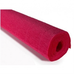 Carta Crespa 582 Rotolo 50 x 250 cm 180 grammi Colore Rosso Tenue