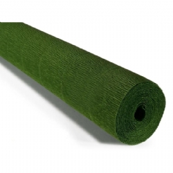 Carta Crespa 591 Rotolo 50 x 250 cm 180 grammi Colore Verde Foglia