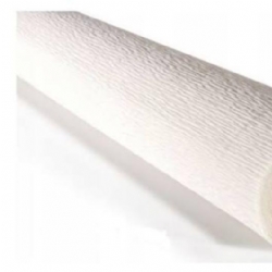 Carta Crespa 600 Rotolo 50 x 250 cm 180 grammi Colore Bianco