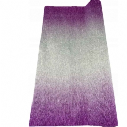 Carta Crespa 802 1  Rotolo 50 x 250 cm 180 grammi Colore Metalizzato Viola Argento