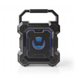 Cassa Altoparlante Bluetooth Nedis SPBT1003BK Luci Led 5W 1500 mAh