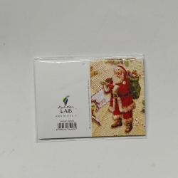 Chiudipacco Natalizi Babbo Natale Set 5 Pezzi con Decorazioni Natalizie